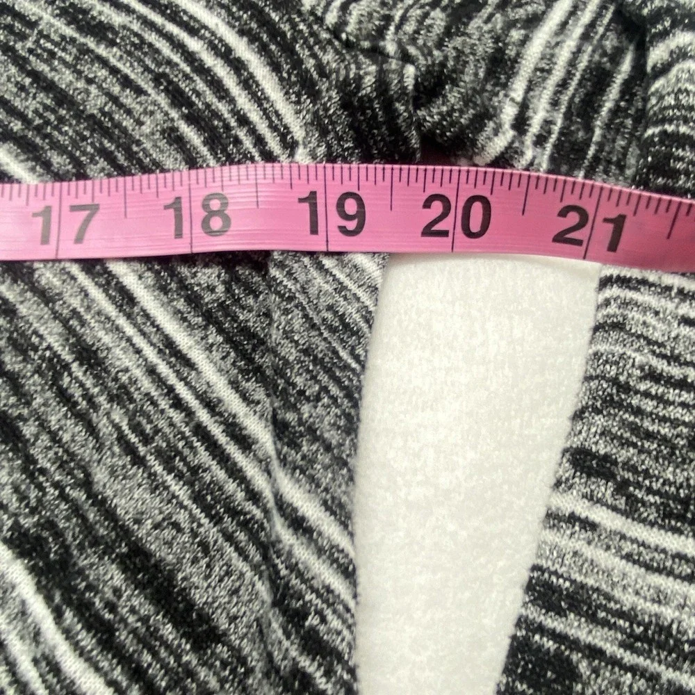 SOMA Women Open Front Long Sleeve Sweater Cardigan Sz M Gray Lounge Wear 58-24